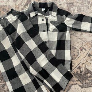 Old Navy Buffalo Plaid Pajama Set
